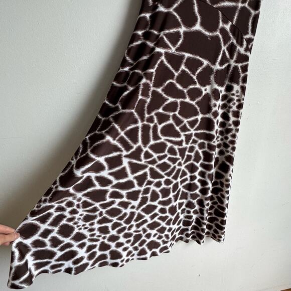 Vintage Y2K ROBERTO CAVALLI Giraffe Print Maxi Skirt - Picture 6 of 10